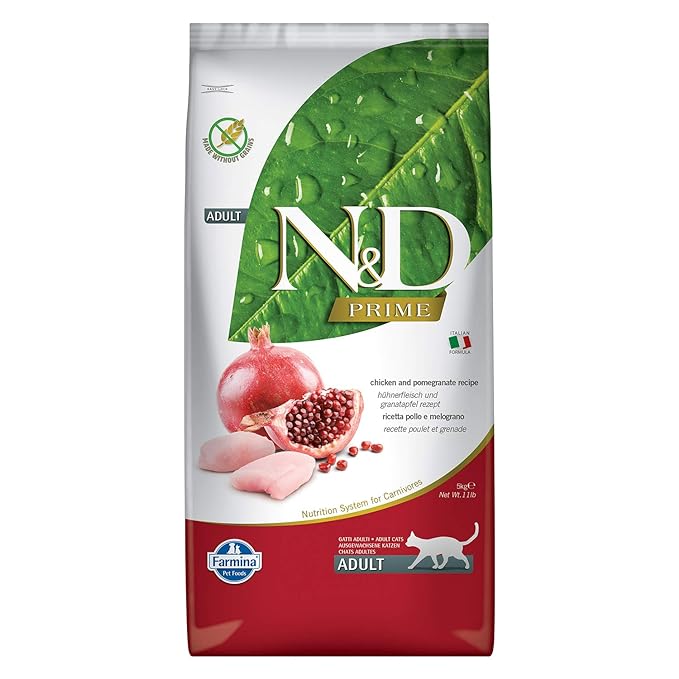 Farmina Pet Foods N&D Grain Free Chicken and Pomegranate Adult Cat Food 1.5kg
